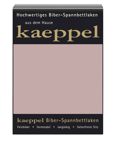 Kaeppel Biber Spannbettlaken Einfarbig #farbe_rosenholz
