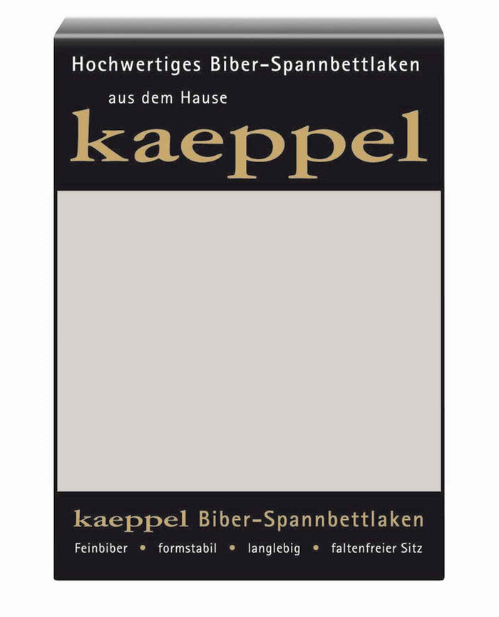 Kaeppel Biber Spannbettlaken #farbe_silber