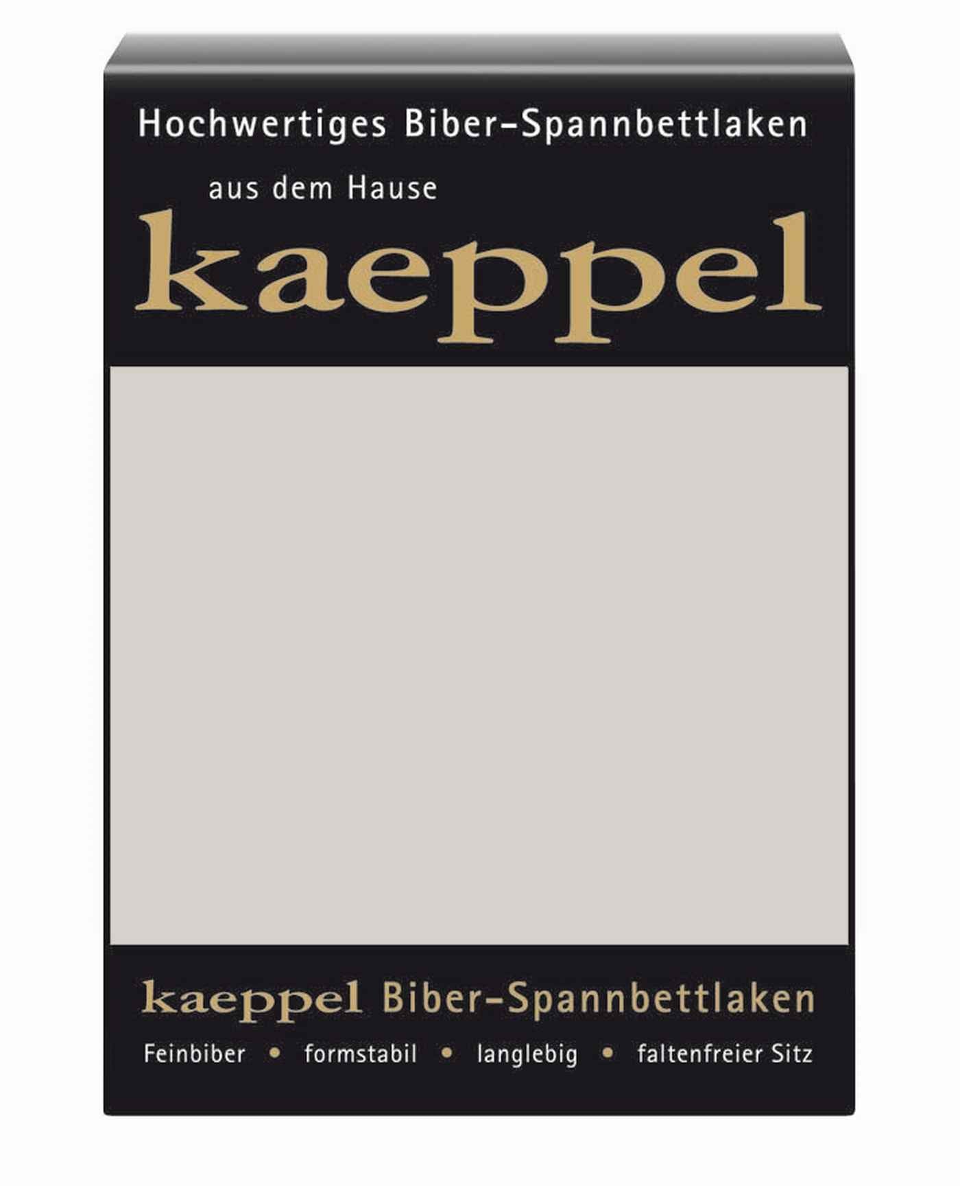 Kaeppel Biber Spannbettlaken - 90x200 - 200x200 cm