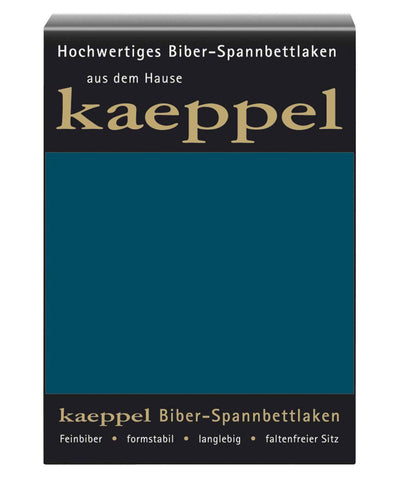 Kaeppel Biber Spannbettlaken Einfarbig #farbe_smaragd