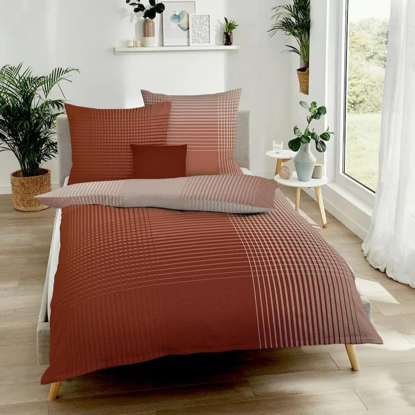 Kaeppel Biber Bettwäsche Master Karo #farbe_135x200-cm-+-80x80-cm