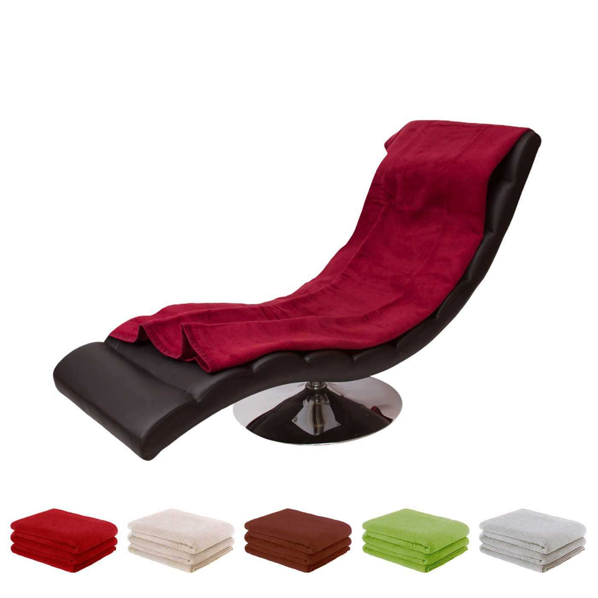 etérea Baumwolle Schlaf- & #farbe_weinrot