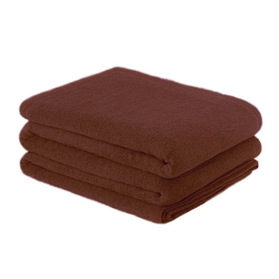 etérea Baumwolle Schlaf- & Kuscheldecke #farbe_dunkel-braun