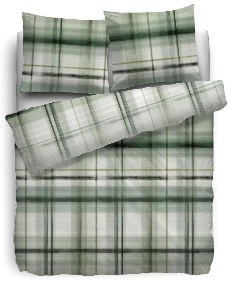 HnL Flanell Bettwäsche Lawina Kariert Multi - 135x200 cm + 80x80 cm