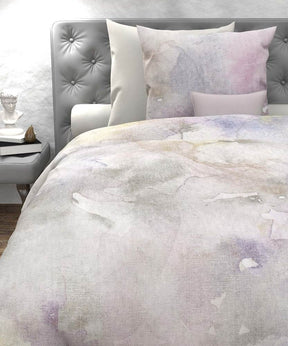 HnL Baumwolle Wende Bettwäsche Blumen Lucy Rosa 135x200 cm + 80x80 cm