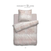 HNL Flanell Bettwäsche Blumen Lux Rosa 135x200 cm + 80x80 cm