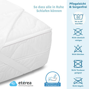 etérea Mikrofaser Wasserdichte Matratzenauflage Agnes