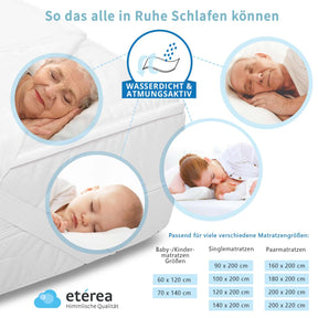 etérea Mikrofaser Wasserdichte Matratzenauflage Agnes