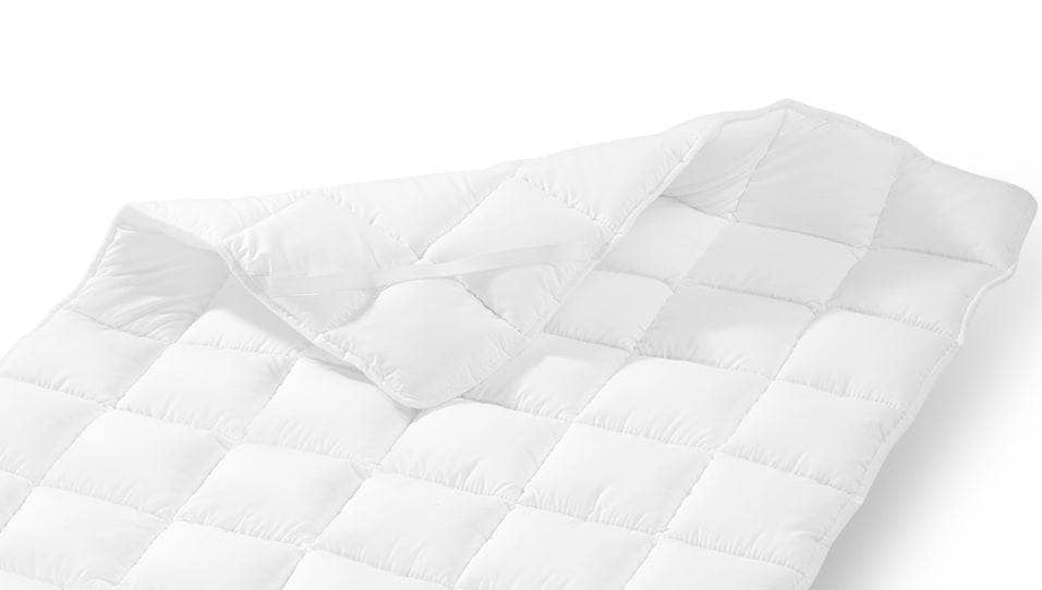 etérea Premium Microfaser Matratzenauflage Frieda mit Gummiband 100x200 cm