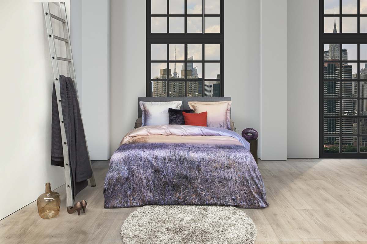 HnL Satin Bettwäsche Merris Natur Rose