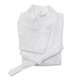 Bademantel Wafel Weiß S #farbe_weiss