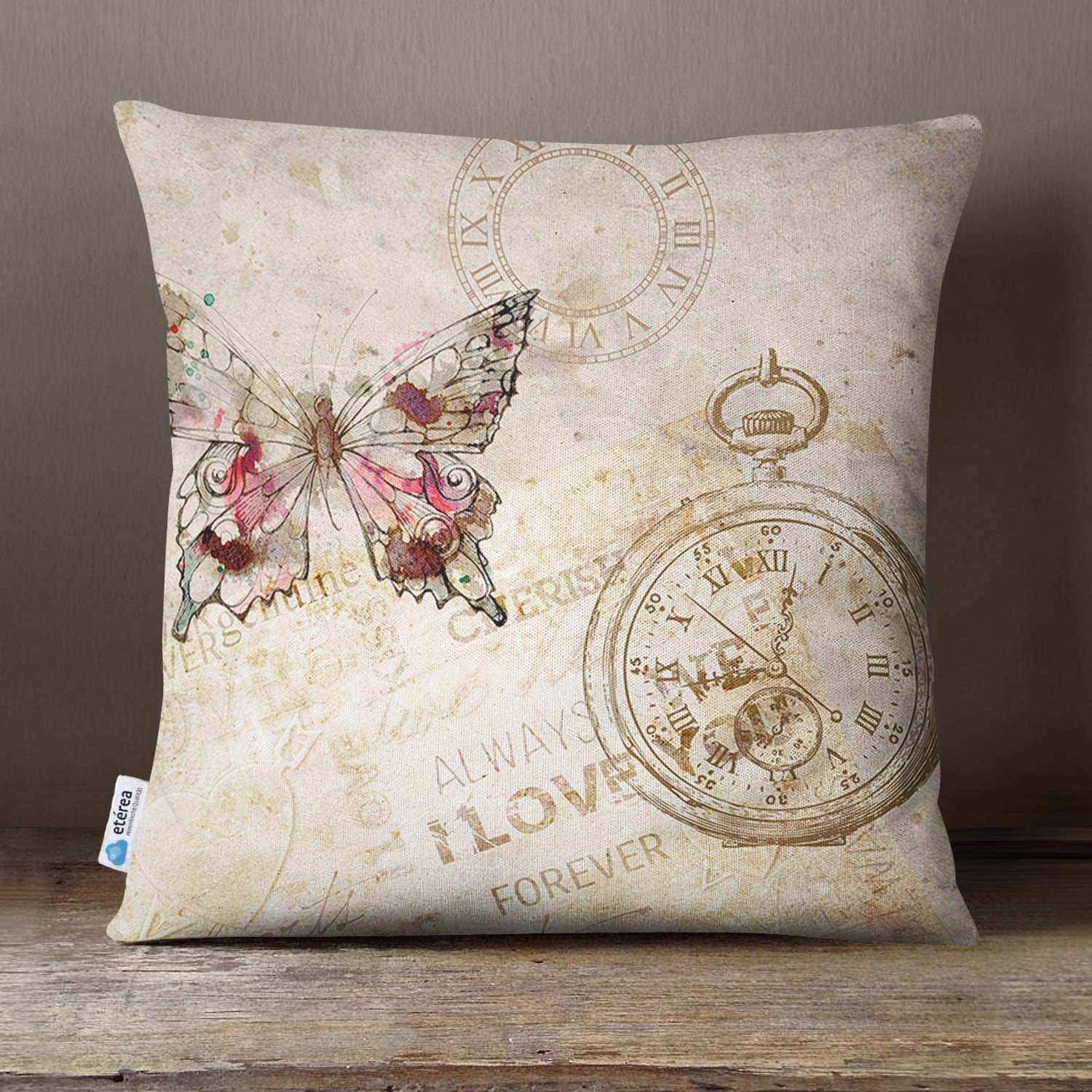 etérea Dekokissen Kissenhülle in Baumwolle Halbpanama Qualität mit Reißverschluß