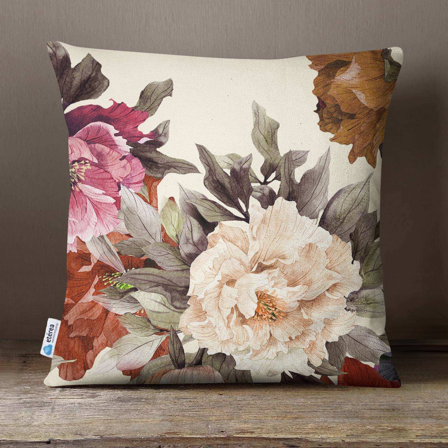 etérea Dekokissen Kissenhülle in Baumwolle Halbpanama Qualität mit Reißverschluß