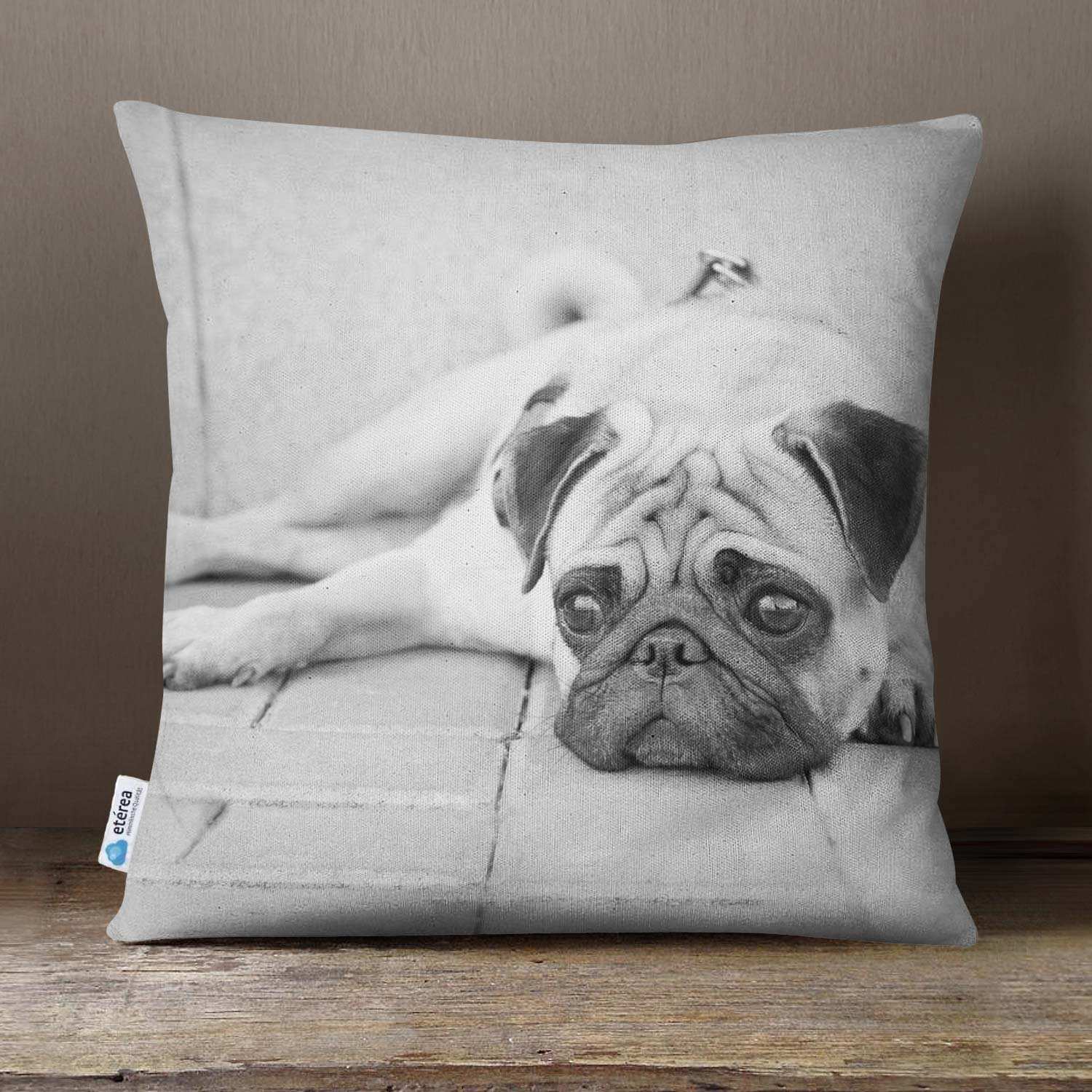 etérea Dekokissen Kissenhülle in Baumwolle Halbpanama Qualität mit Reißverschluß