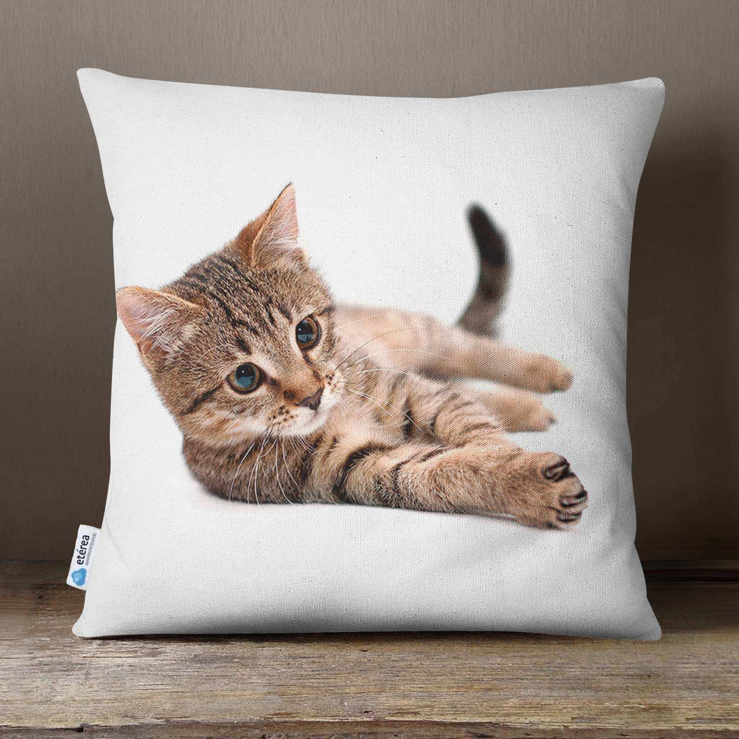 etérea Dekokissen Kissenhülle in Baumwolle Halbpanama Qualität mit Reißverschluß