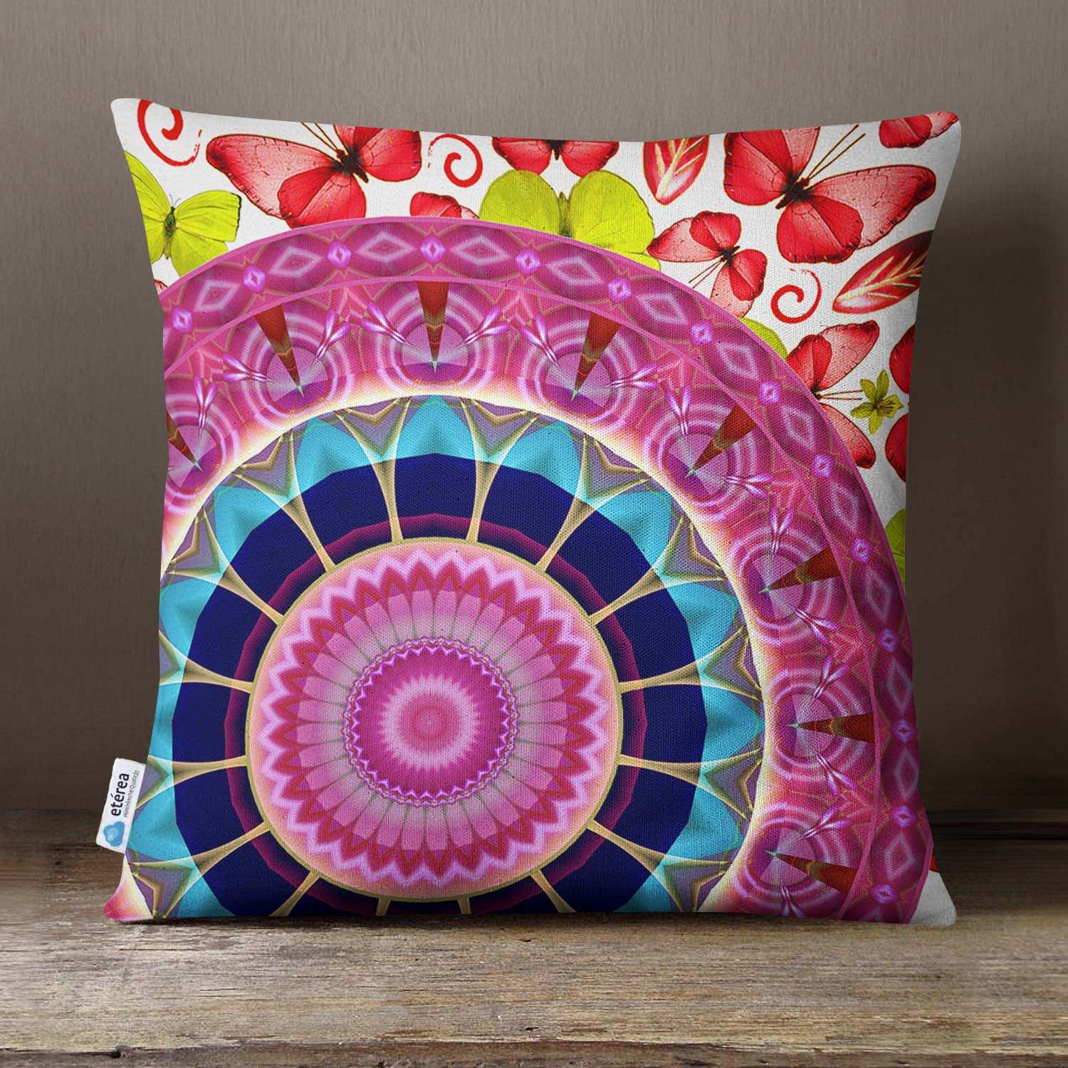 etérea Dekokissen Kissenhülle in Baumwolle Halbpanama Qualität mit Reißverschluß