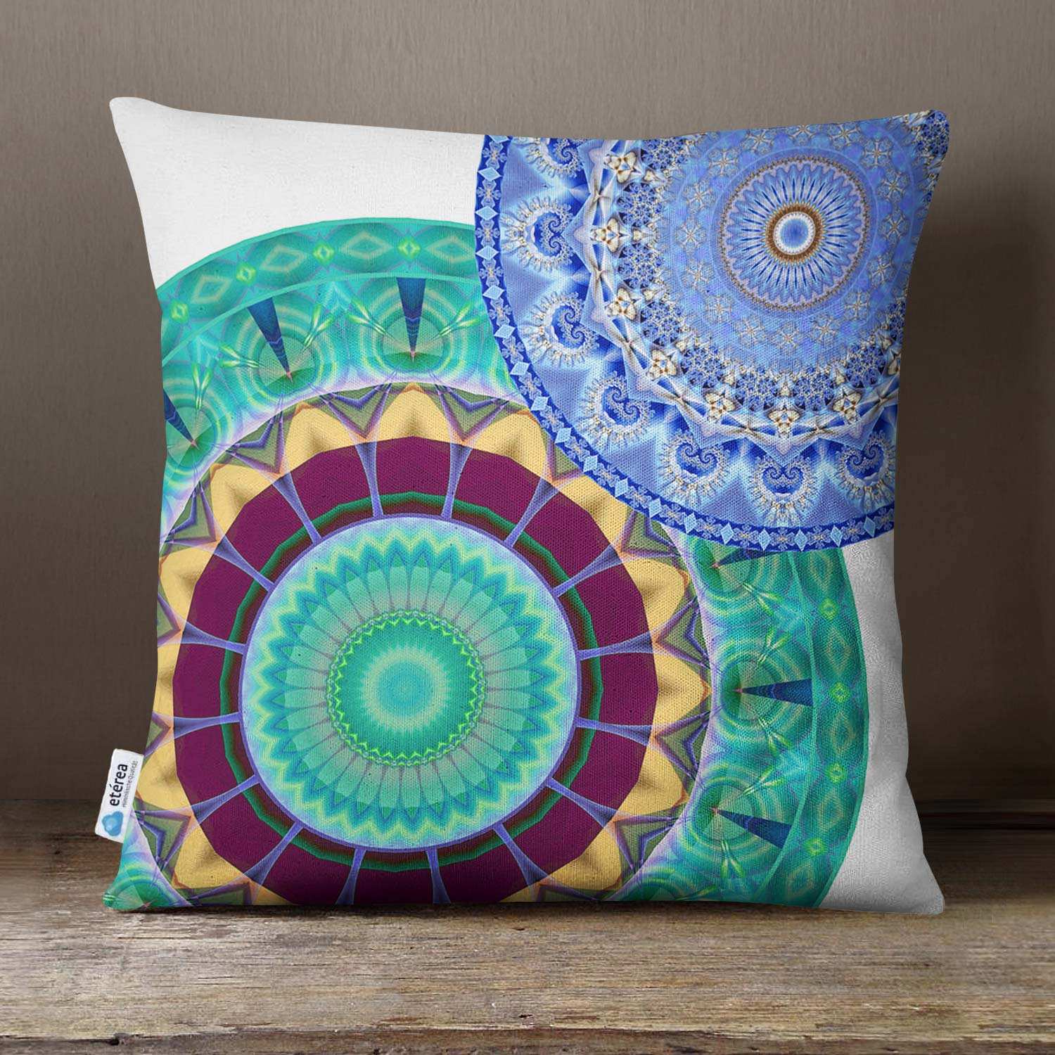 etérea Dekokissen Kissenhülle in Baumwolle Halbpanama Qualität mit Reißverschluß