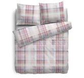 HnL Flanell Bettwäsche Lyla Kariert Rosa