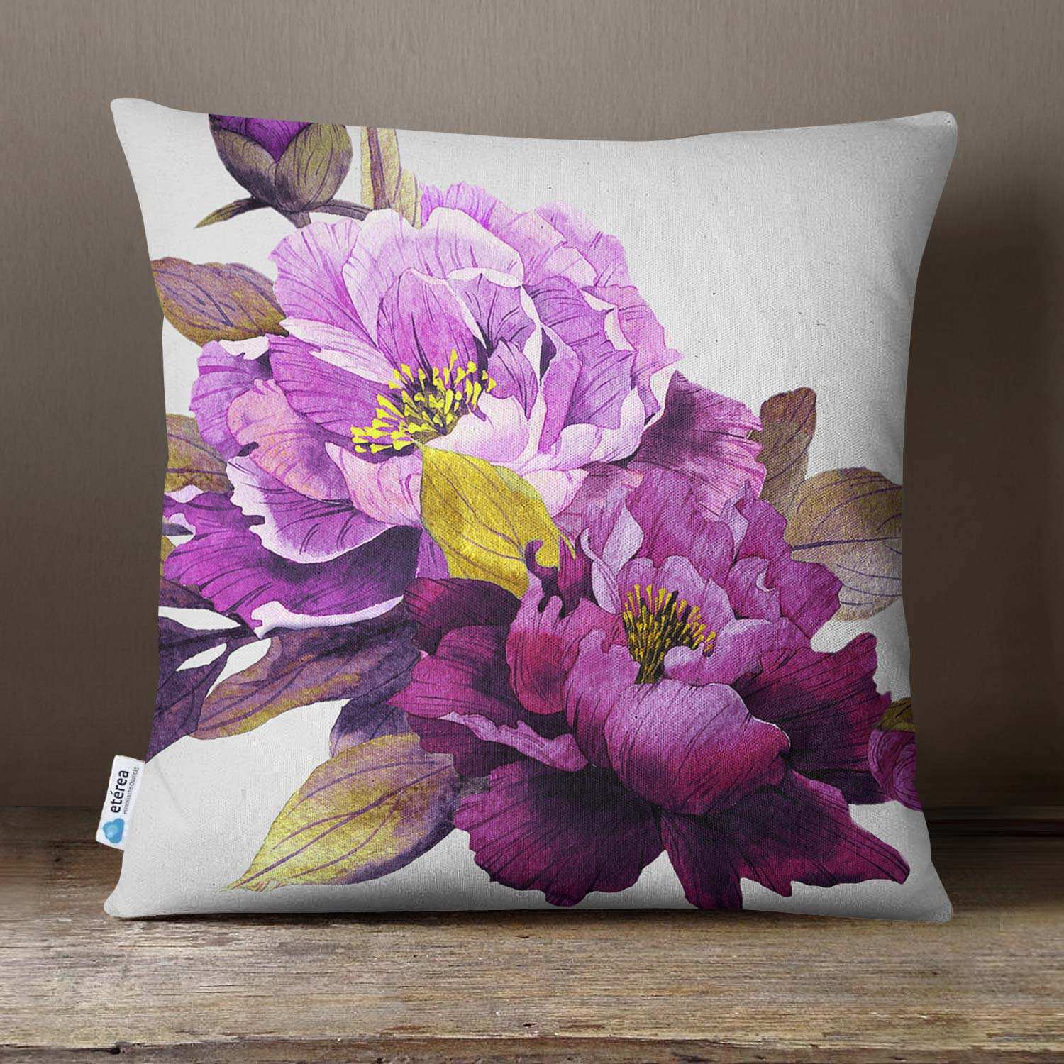 etérea Dekokissen Kissenhülle in Baumwolle Halbpanama Qualität mit Reißverschluß