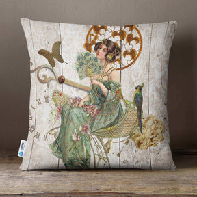 etérea Dekokissen Kissenhülle in Baumwolle Halbpanama Qualität mit Reißverschluß