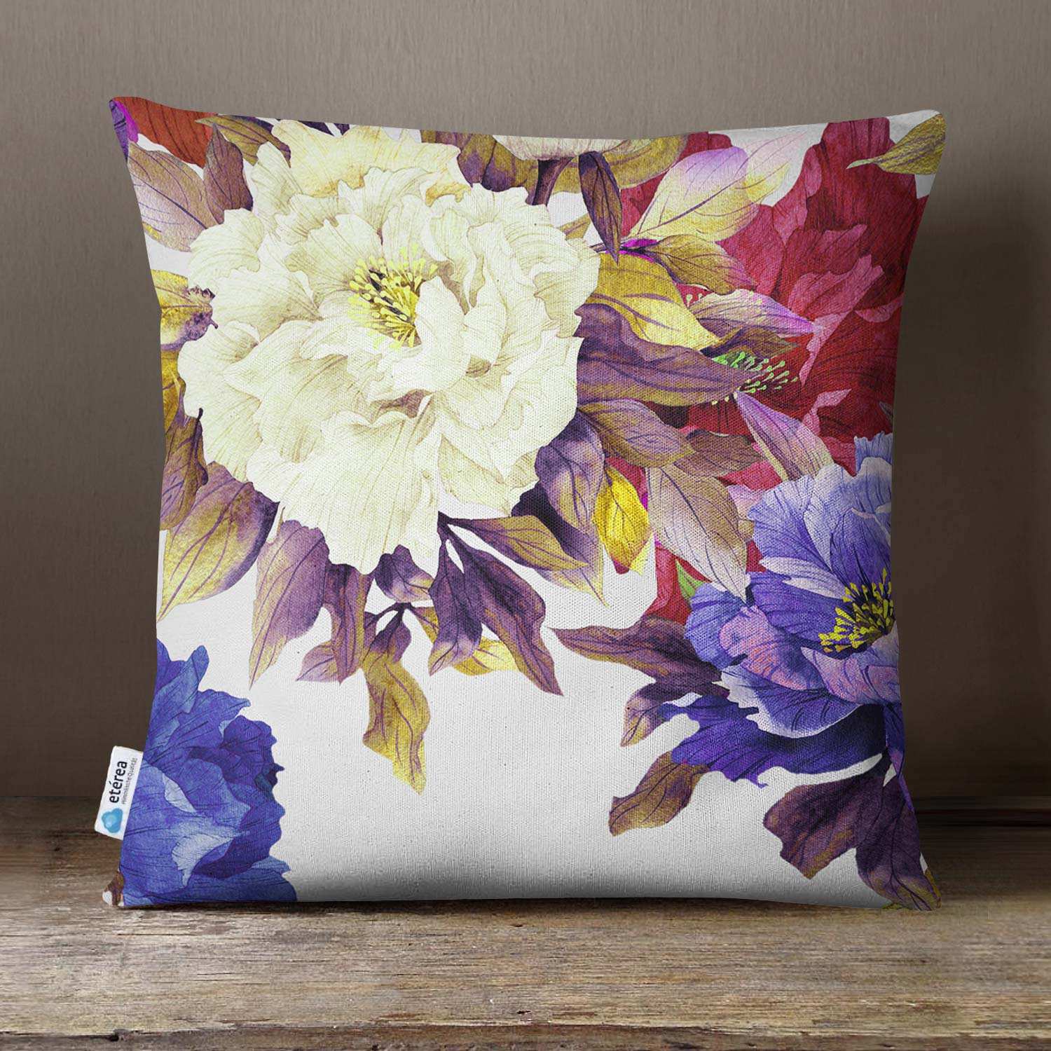 etérea Dekokissen Kissenhülle in Baumwolle Halbpanama Qualität mit Reißverschluß