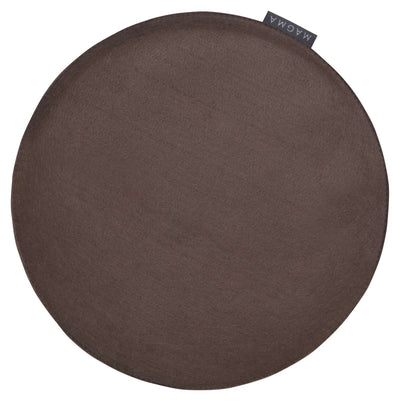 Magma Sitzkissen Avaro Filzoptik Uni Rund #farbe_braun