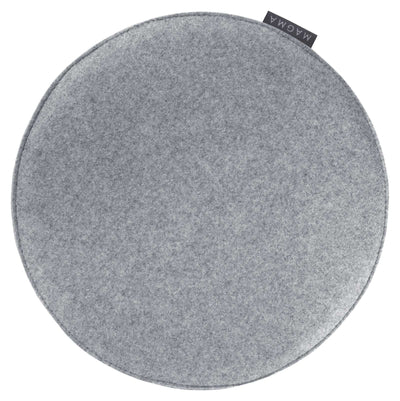 Magma Sitzkissen Avaro Filzoptik Uni Rund #farbe_grau