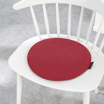 Magma Sitzkissen Avaro Filzoptik Uni Rund #farbe_rot