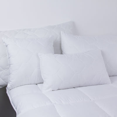 etérea Microfaser Kopfkissen Frieda Basic #farbe_weiss