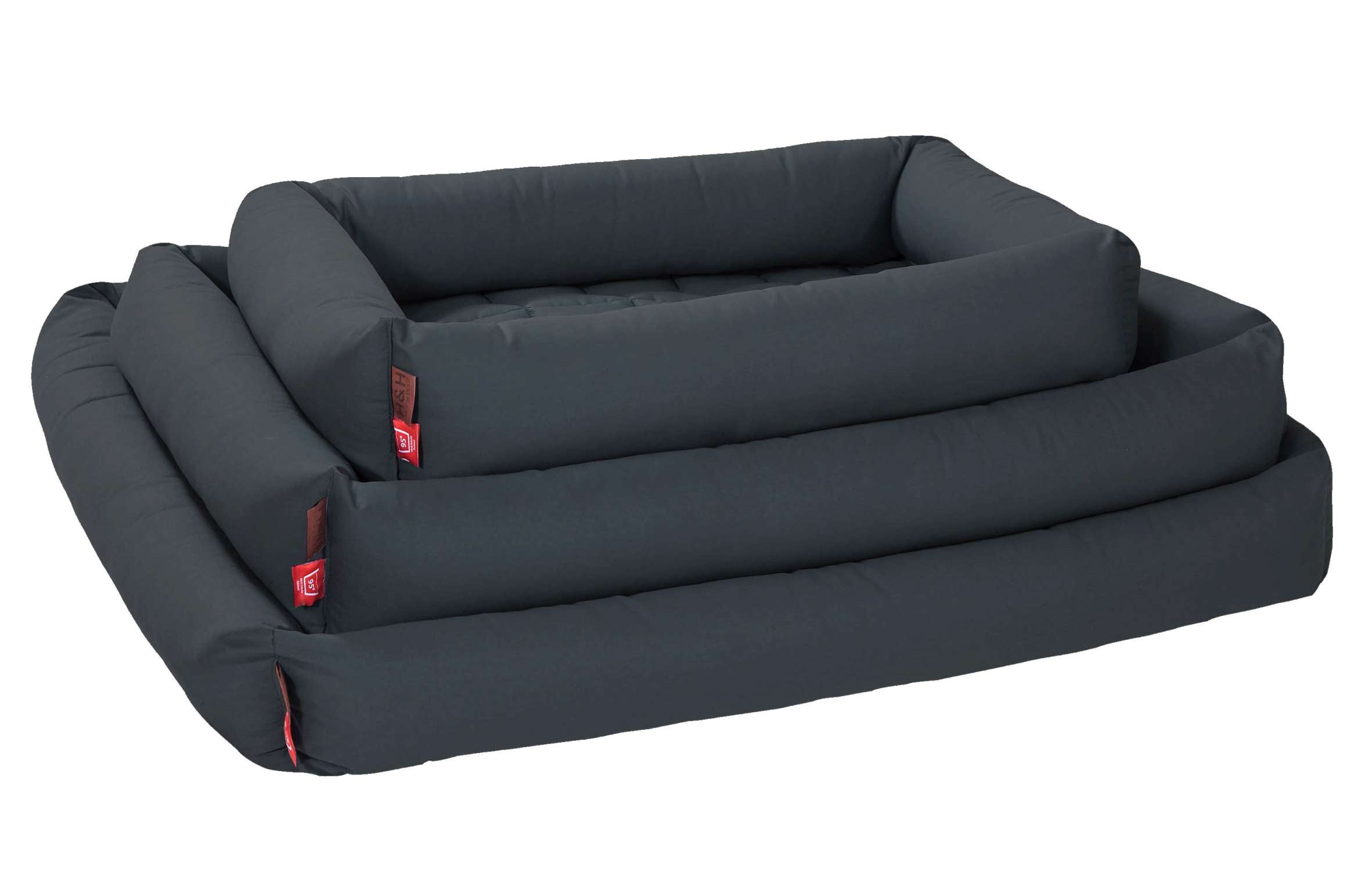 Paw and Pillow Hundebett - #farbe_grau