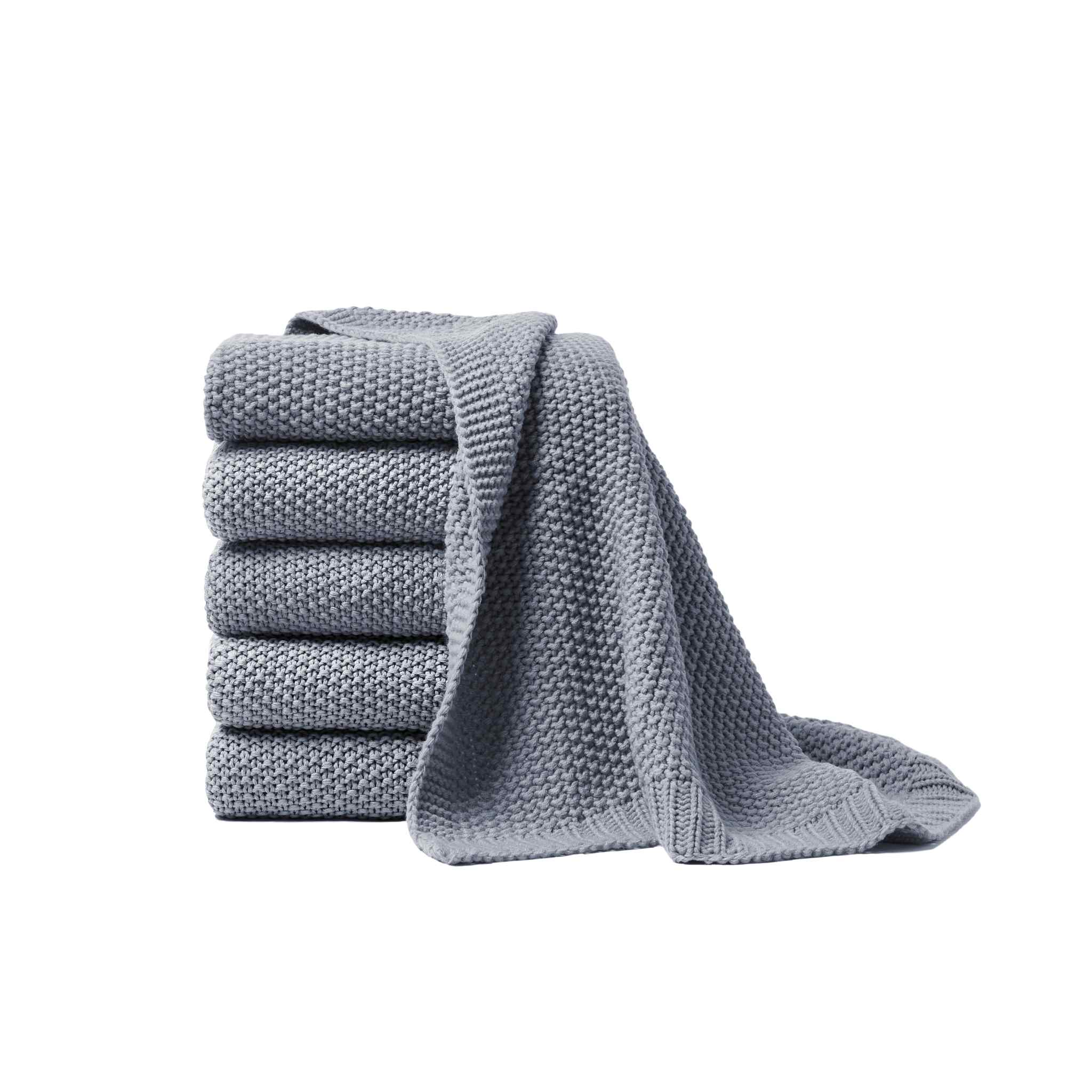 Hahn Strickdecke Wohndecke Perlmuster 130x170 cm