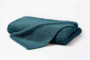 Hahn Strickdecke Wohndecke Perlmuster 130x170 cm