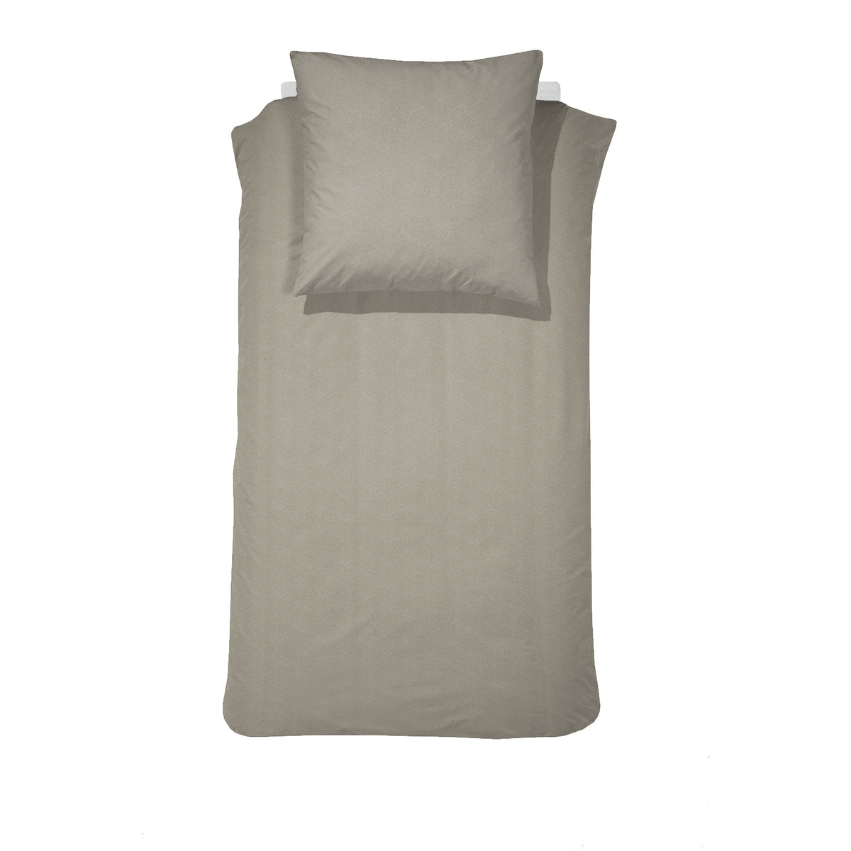 damai Bio Satin Bettwäsche Silt mit Struktur Optik 135x200 cm + 80x80 cm
