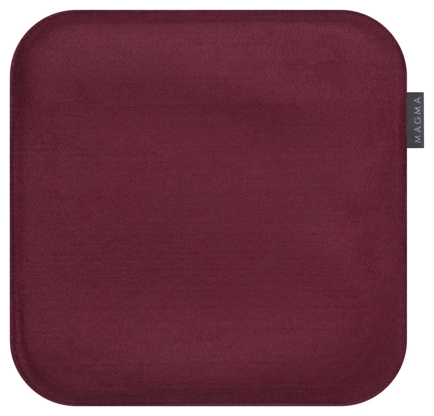Magma Sitzkissen Avaro Filzoptik Uni #farbe_weinrot