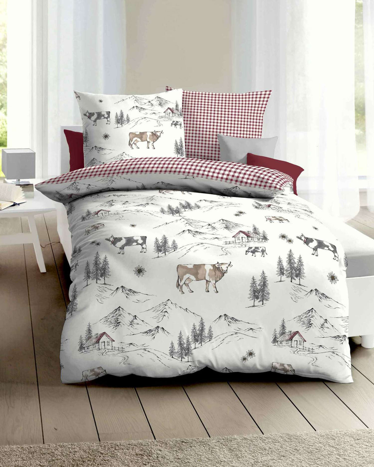 Kaeppel Biber Wendebettwäsche #farbe_rot