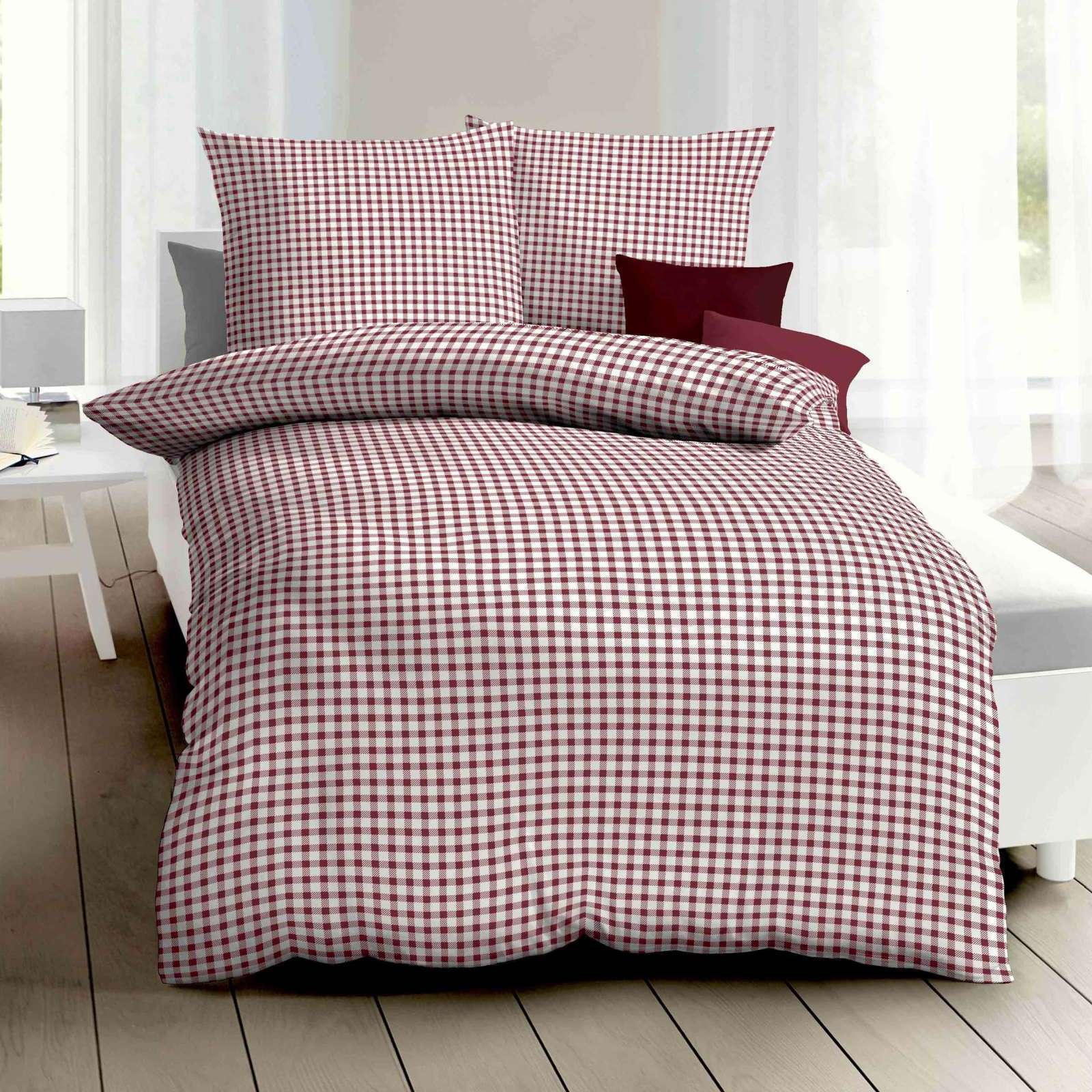 Kaeppel Biber Bettwäsche Vichy Karo