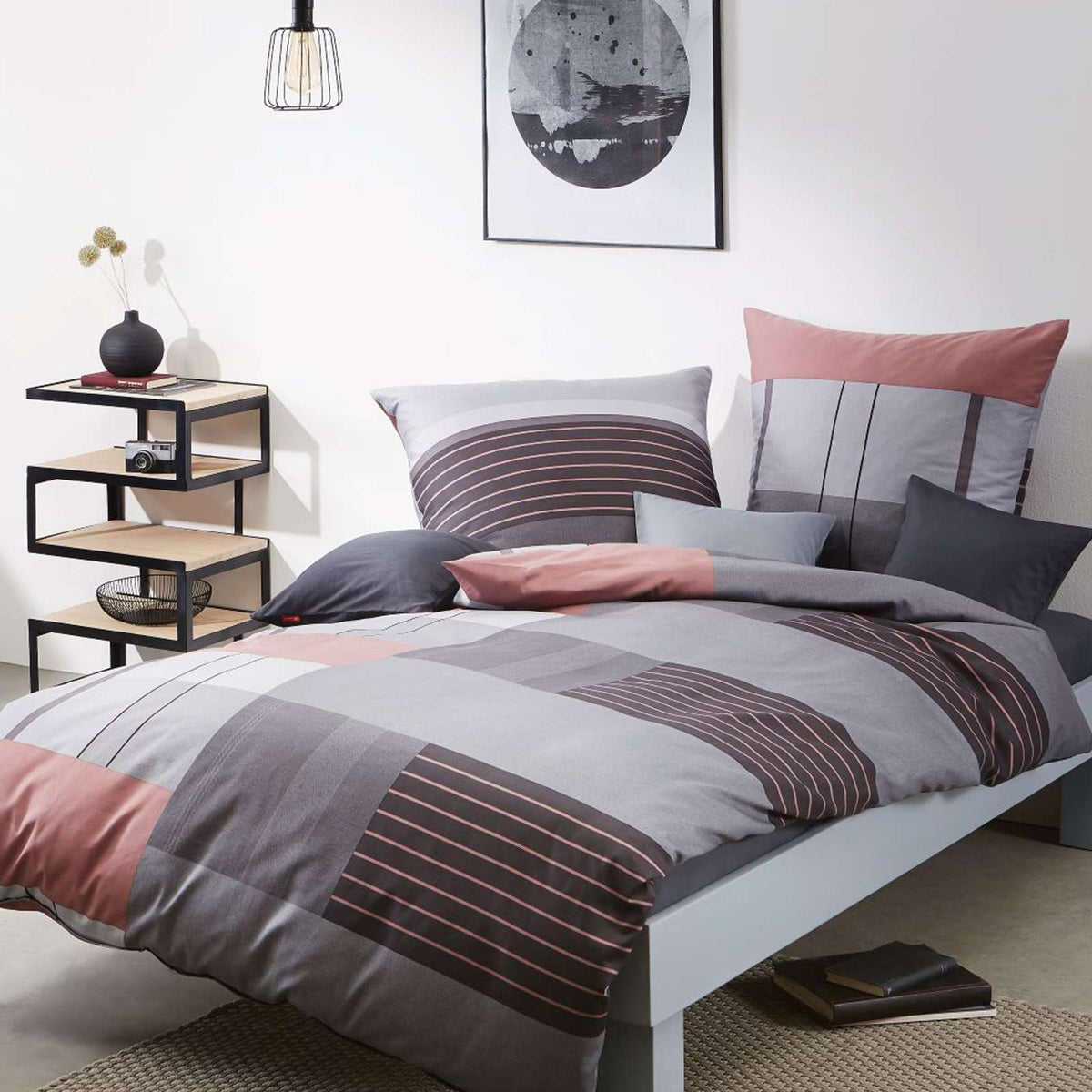 Kaeppel Mako Satin Bettwäsche Straight 155x200 cm + 80x80 cm