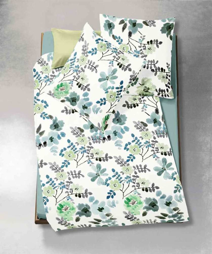 fleuresse Makosatin Bettwäsche #farbe_blau