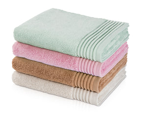 möve Handtücher Uni Loft mit Chenillebiesen Anthrazit