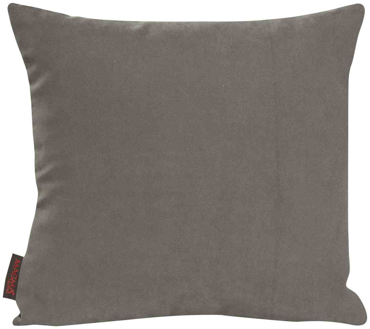 Magma Kissenhülle 40x40 cm Uni #farbe_grau