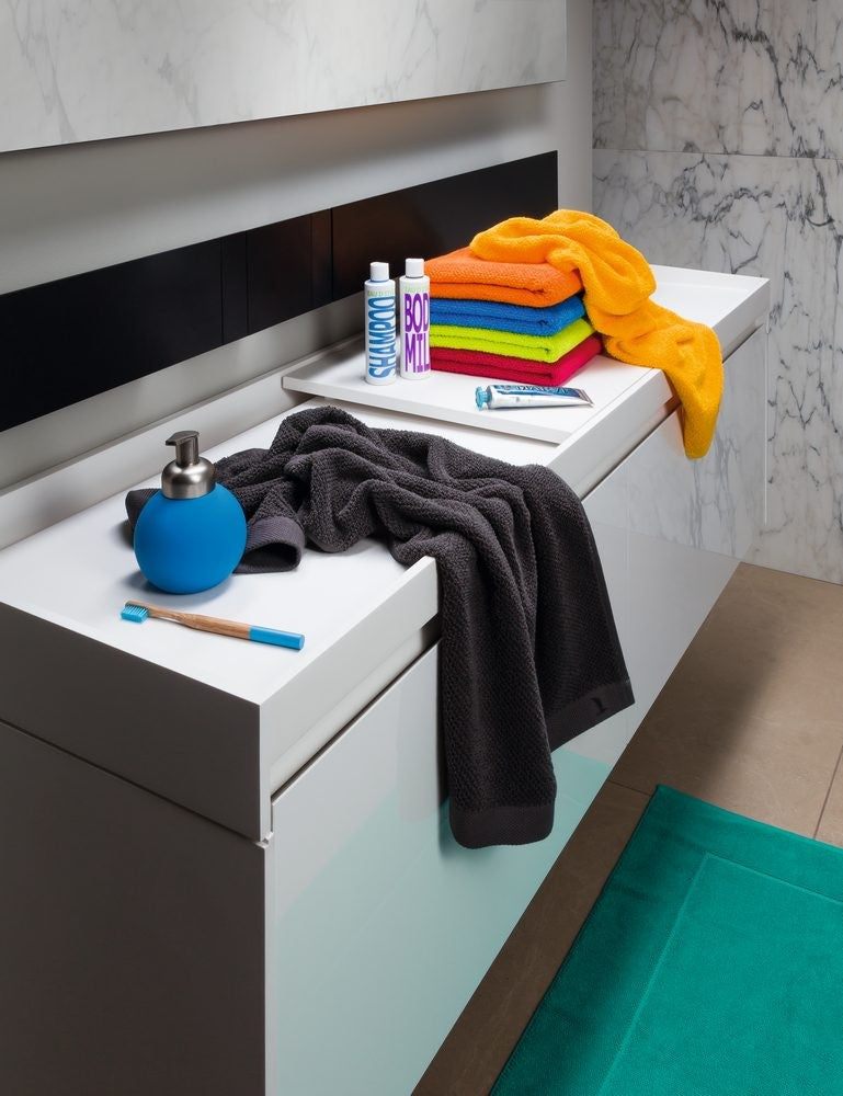 möve Baumwoll Walkfrottier Handtücher Uni flauschig Essential