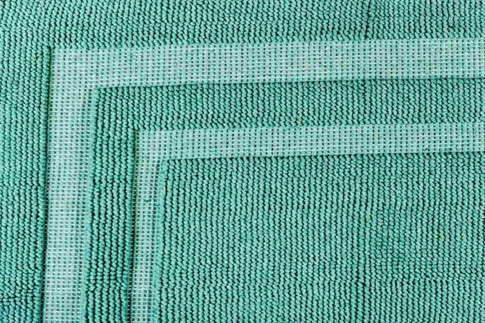 etérea Baumwolle Badteppich #farbe_tuerkis