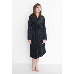 Heckett & Lane Bademantel Velours Baumwolle