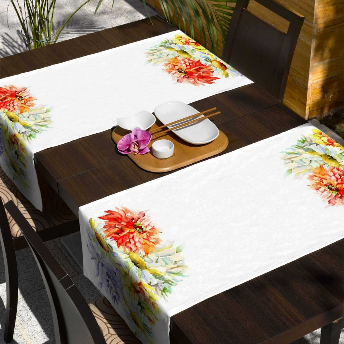 etérea Baumwolle Tischläufer #farbe_40x140-cm