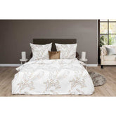 HnL Satin Bettwäsche Paisley 135x200 cm + 80x80 cm