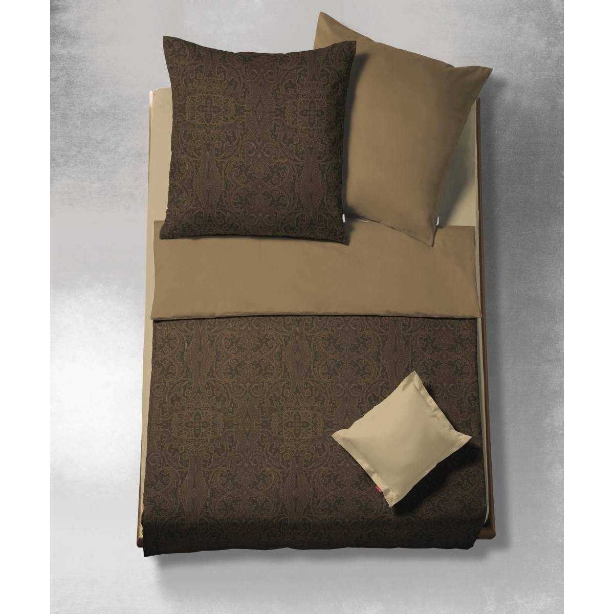 fleuresse Damast Bettwäsche #farbe_mokka