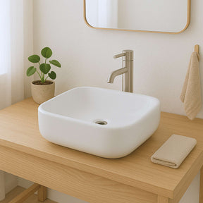 Paulas Bad Keramik Waschbecken Aufsatz Waschschale Gabrielle 450x400x145 mm