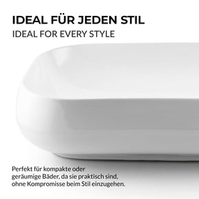 Paulas Bad Keramik Waschbecken Aufsatz Waschschale Jaqueline 715x410x145 mm