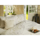 HnL Baumwolle Bettwäsche Beige Pure Pippa 135x200 cm + 80x80 cm