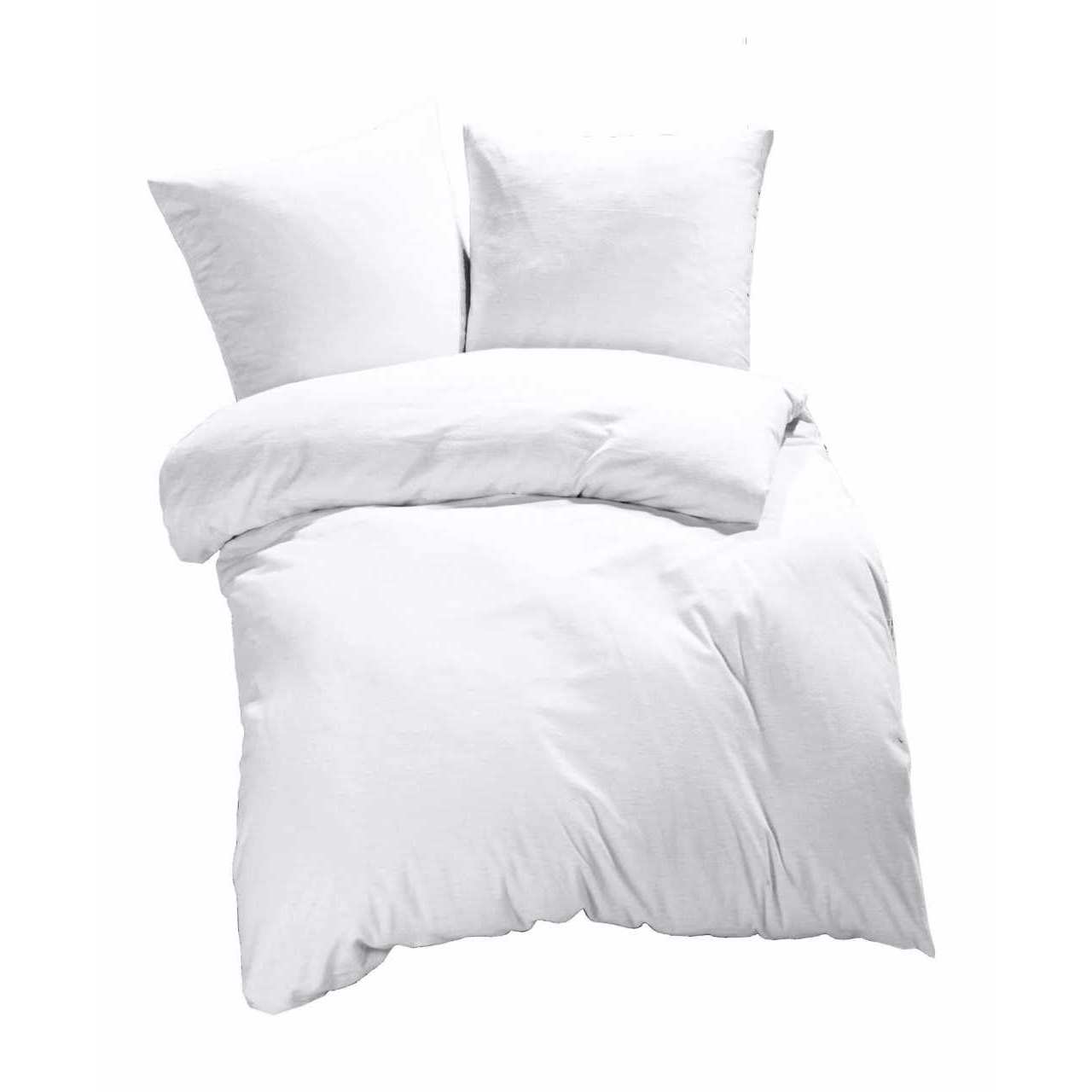 etérea Renforcé Bettwäsche Uni Einfarbig 135x200 cm + 80x80 cm